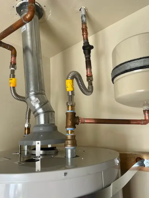 Water heater installation and plumbing repair in Shazen